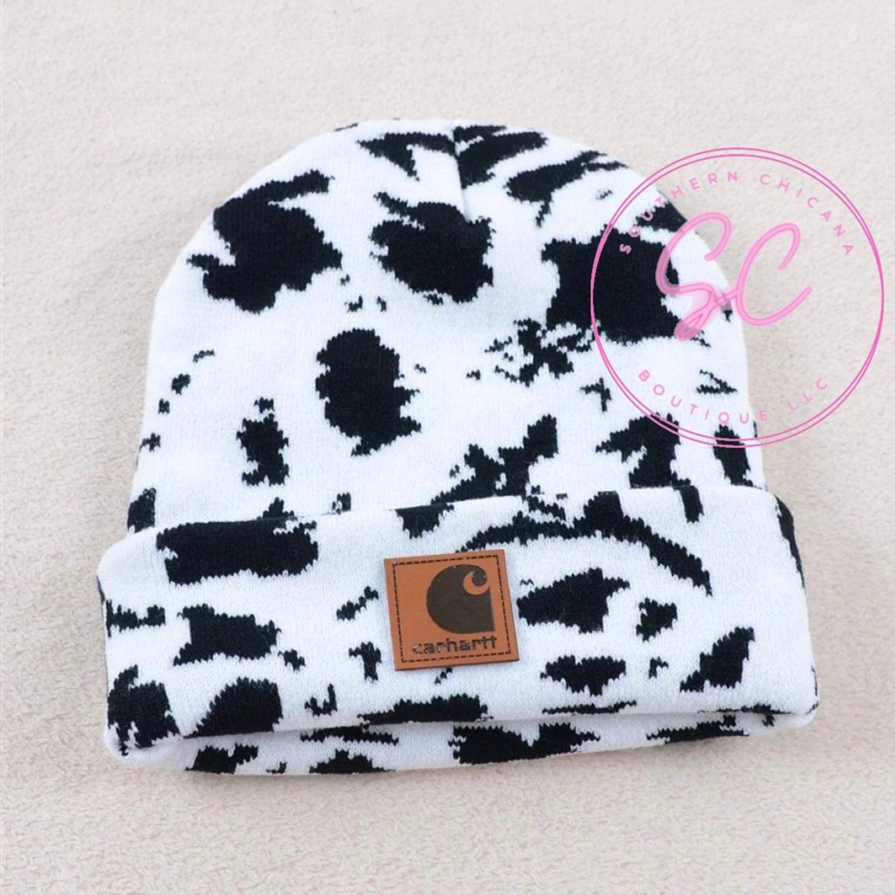 Carhartt Black Cow Print